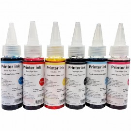 Tinta Refill Printer Ink Cyan 40ml, Tinta Dye Base Tutup Model Kerucut