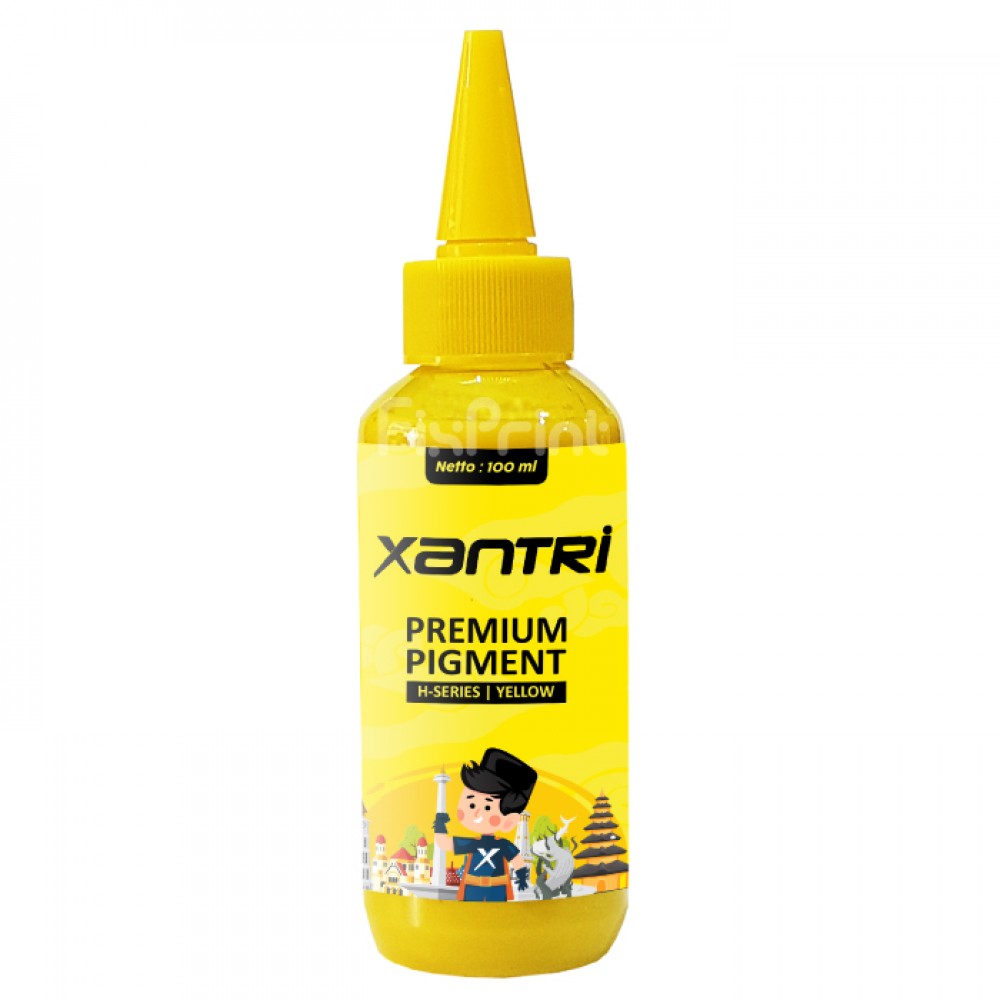 Tinta Xantri Pigment HPC Yellow 100ml, Refill Cartridge 932 932XL 933 933XL 950 950XL 951 951XL 955 955XL 970 970XL 971 971XL Printer Officejet 6100 6600 6700 7110 7510 7610 7612 Pro X451dn X451dw X476dn X476dw X551dn X551dw X576dn X576dw